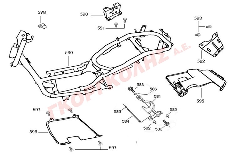 ΒΙΔΕΣ ΒΑΣΗΣ ΜΗΧΑΝΗΣ 10x55 (ΣΕΤ 2 ΤΕΜ.)