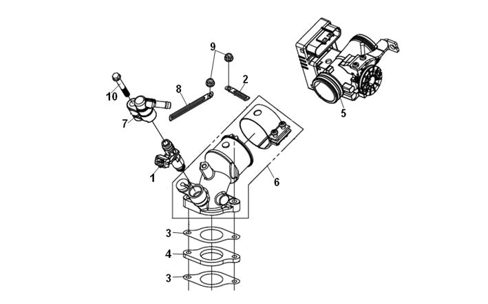 CARB. INSULATOR