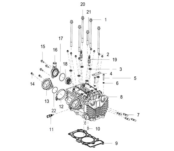 CYLINDER HEAD MACHINED COMPONENTS