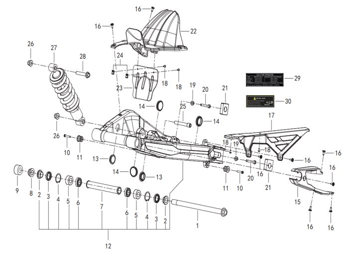 SELF-LOCKING NUT M12