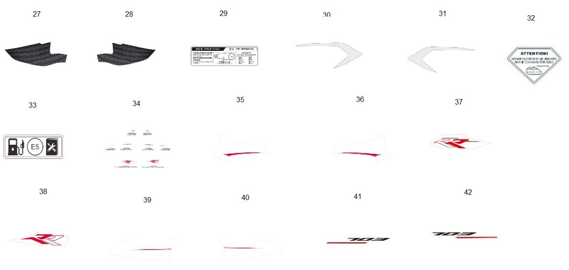 F40-1 - ΑΥΤΟΚΟΛΛΗΤΑ ΓΙΑ ΧΡΩΜΑ 703RR (e5)) WHITE-RED