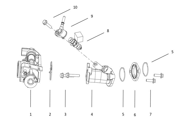 FUEL INJECTOR BASE ASSEMBLY