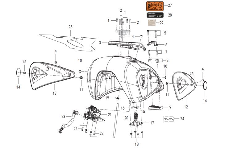 FUEL TANK BASE PLATE