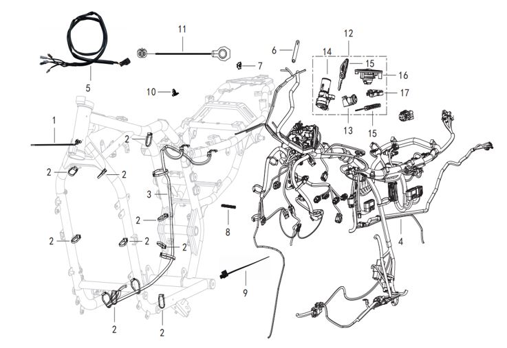 OXYGEN SENSOR CONNECTOR CLIP