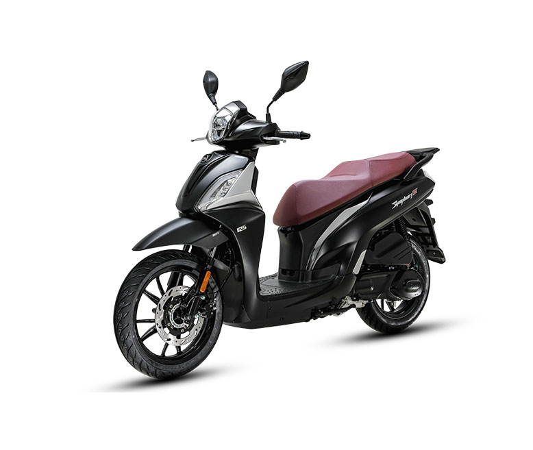 PX04 - ΧΡΩΜΑ SYMPHONY ST 125i LC TCS (e5)) MatBlack (Red seat) BK-007U-RED ST (KC+R)