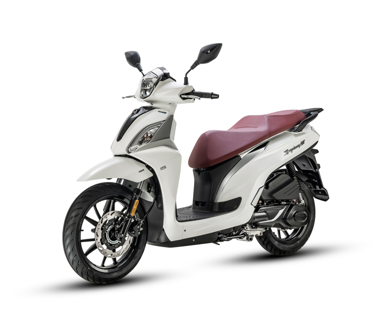 PX07 - ΧΡΩΜΑ SYMPHONY ST 125i LC TCS (e5)) White (Red seat) WH-8028P (WE+R)