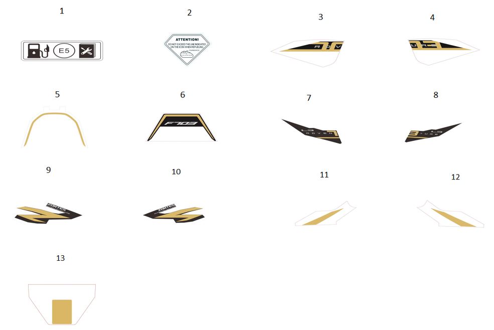 F46 - ΑΥΤΟΚΟΛΛΗΤΑ ΓΙΑ ΧΡΩΜΑ BLACK-GOLDEN (Flowing Gold-Polymer-High Viscosity)