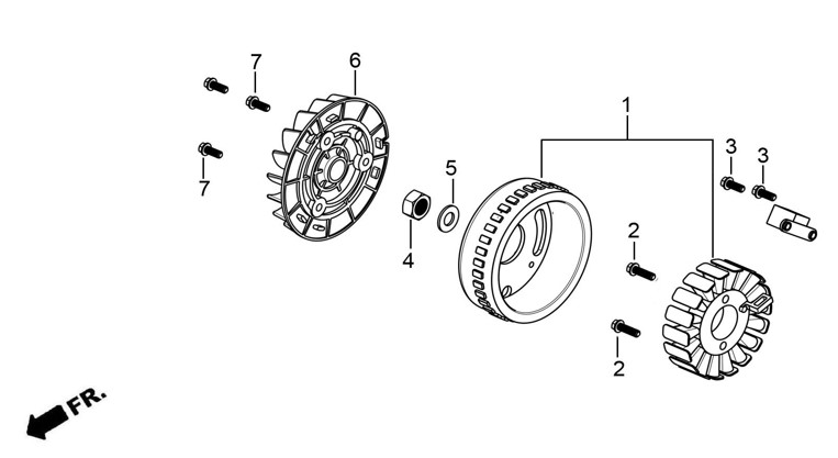 BOLT,FLANGE M6*25