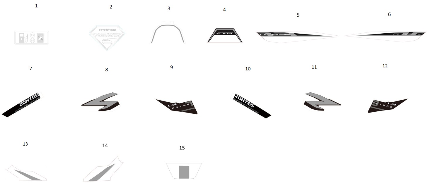 F45 - ΑΥΤΟΚΟΛΛΗΤΑ ΓΙΑ ΧΡΩΜΑ Piano black gray (19-inch ETC piano black and gray decal a